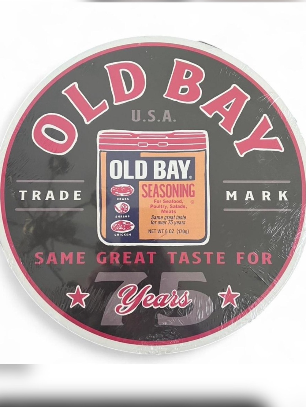 Old Bay Vintage Hanging Wall Sign